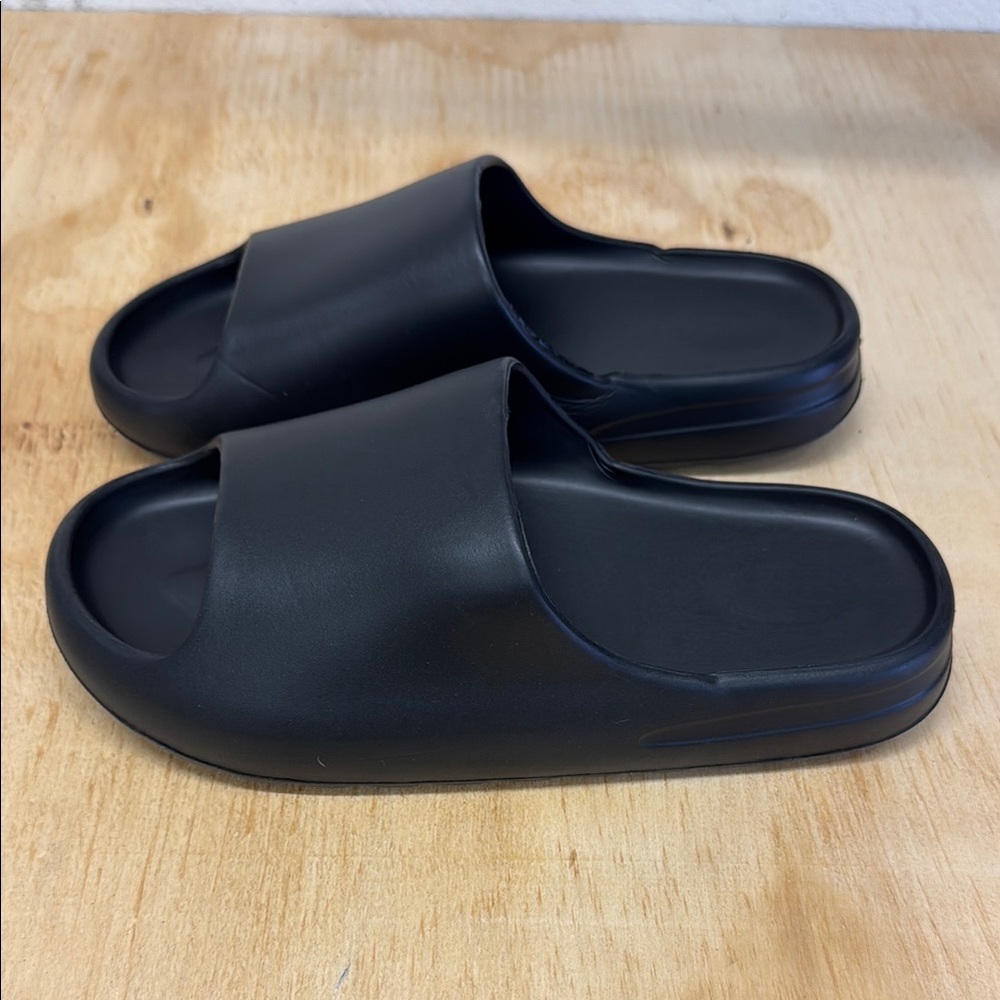Black Slide Sandals